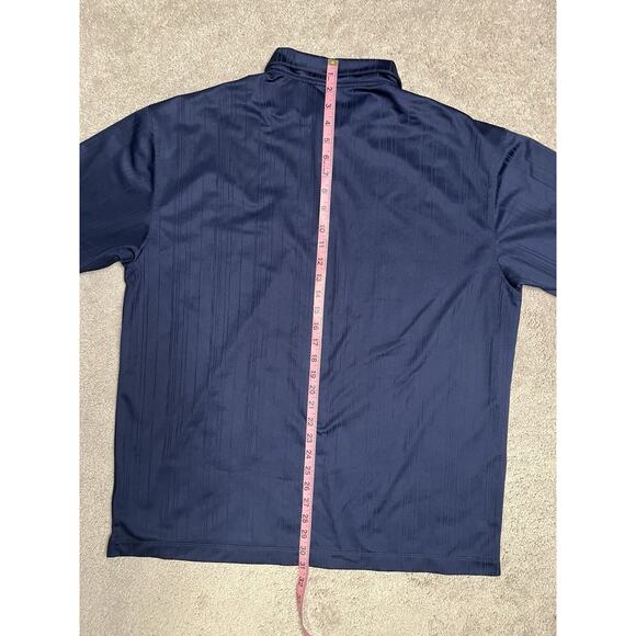 Nike Golf Dri Fit Polo Shirt Mens XL Blue Stripe Activewear Athleisure - Picture 9 of 9
